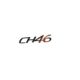 NAPIS CH46 LOGO CHATENET ORYGINAŁ CHROM 10CM