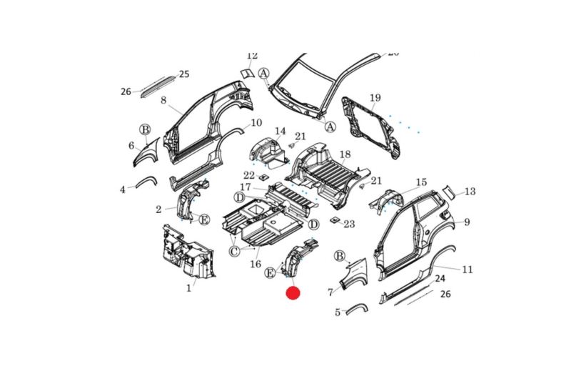 NADKOLE PRZEDNIE LEWE LIGIER JS60