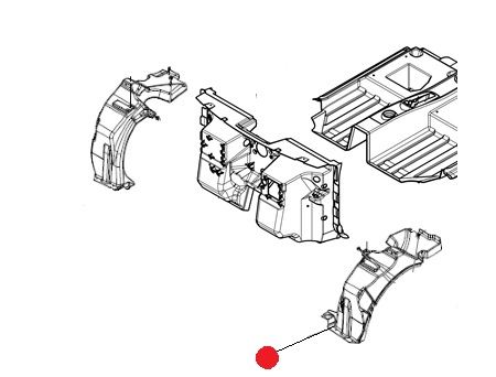 NADKOLE PRZÓD LEWE MICROCAR M.GO 3/4/6 DUE 6