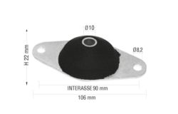 PODUSZKA SILNIKA CHATENET NOWY TYP ZAMIENNIK