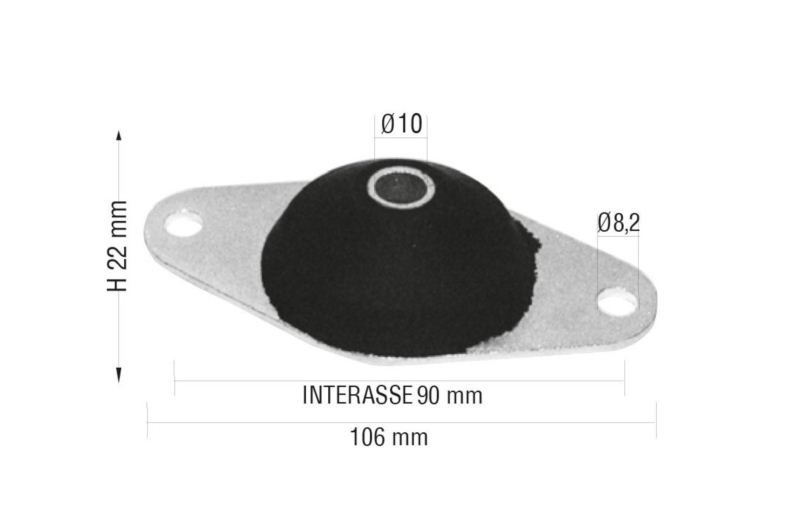 PODUSZKA SILNIKA CHATENET NOWY TYP ZAMIENNIK