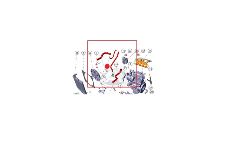 PRZEWÓD WĄŻ CHŁODZENIA AIXAM Z482 E4B ZAMIENNIK