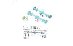 BĘBEN HAMULCA TYŁ BAW PONY ORYGINAŁ