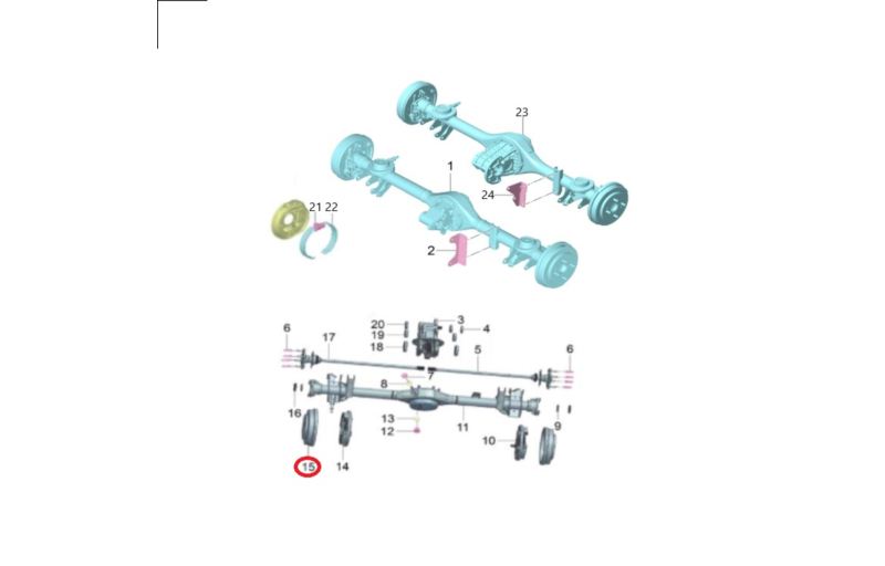 BĘBEN HAMULCA TYŁ BAW PONY ORYGINAŁ
