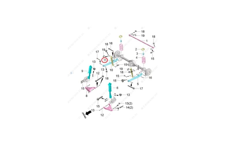 AMORTYZATOR TYŁ TYLNY BAW PONY ORYGINAŁ