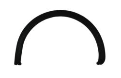 NAKŁADKA BŁOTNIKA PRAWY PRZÓD CROSSLINE GAMME VISI