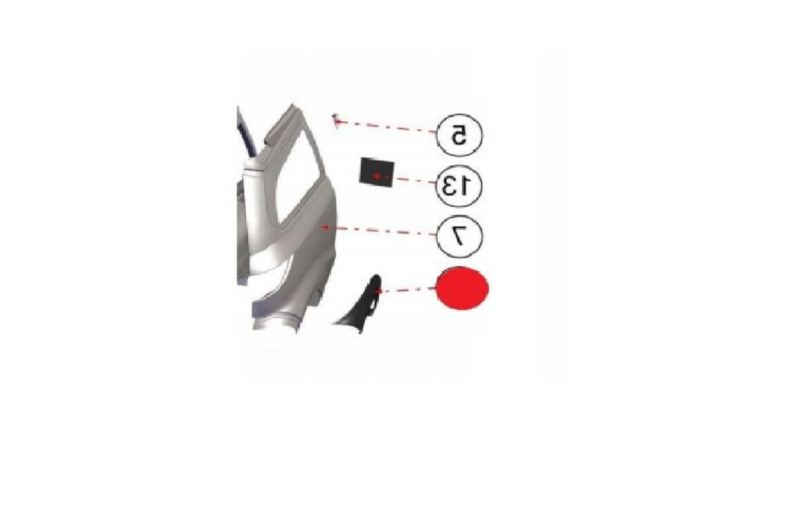 NAKŁADKA PRAWA TYŁ BŁOTNIK AIXAM CROSS SENSATION