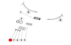 POKRĘTŁO REGULACJI CHROM AIXAM 2010 ORYGINAŁ