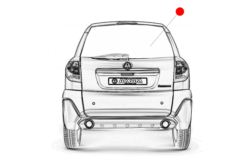 SZYBA TYŁ AIXAM CROSSLINE CROSSOVER 2010 PODGRZEW