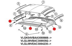 USZCZELKA ZDEJMOWANEGO DACHU SCOUTY ORYGINAŁ