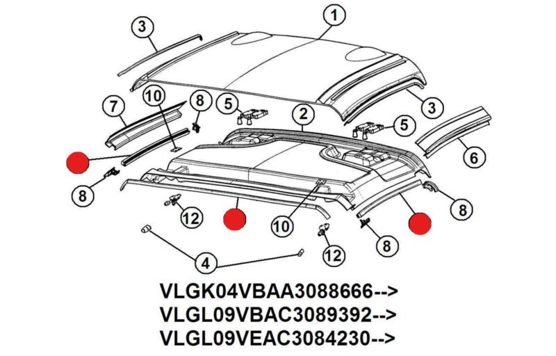 USZCZELKA ZDEJMOWANEGO DACHU SCOUTY ORYGINAŁ