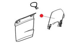 SZYBA LEWA DRZWI CHATENET CH40 CH46 ORYGINAŁ