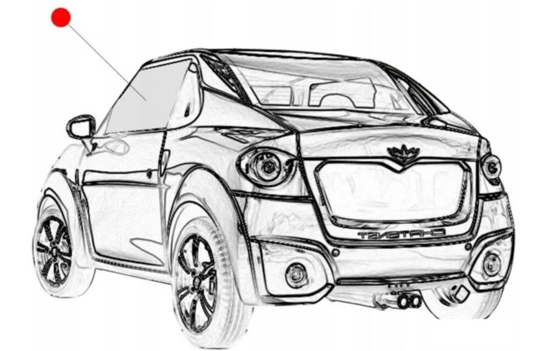 SZYBA LEWA DRZWI CHATENET SPORTEVO