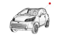 SZYBA LEWA DRZWI JDM ALOES ROXSY