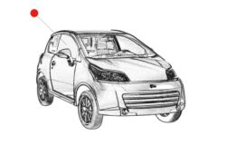 SZYBA PRAWA DRZWI JDM ALOES ROXSY