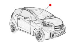 SZYBA PRAWA PRZÓD CASALINI M14 M20