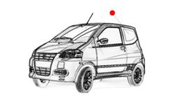 SZYBA LEWA TYŁ CASALINI M10 ORYGINAŁ