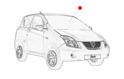 SZYBA PRZEDNIA CZOŁOWA BELLIER JADE