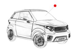 SZYBA PRZEDNIA CZOŁOWA JDM XHEOS