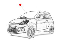 SZYBA PRZEDNIA CZOŁOWA LIGIER IXO