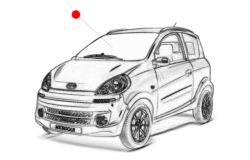 SZYBA PRZEDNIA CZOŁOWA MICROCAR MGO