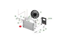 CHŁODNICA WODY CASALINI M20 ZAMIENNIK