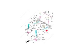 WAHACZ RESOR TYŁ LEWY BAW PONY ORYGINAŁ